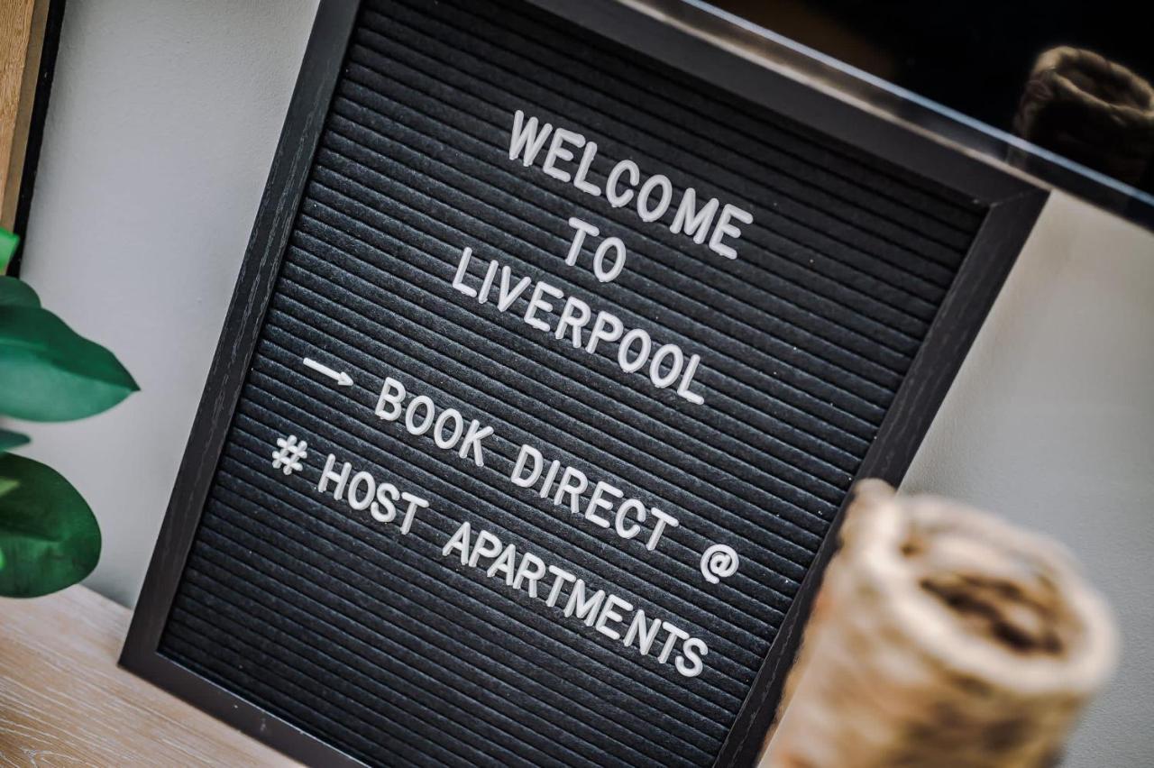Waterfront Apartment With View Of Liver Building Liverpool Kültér fotó